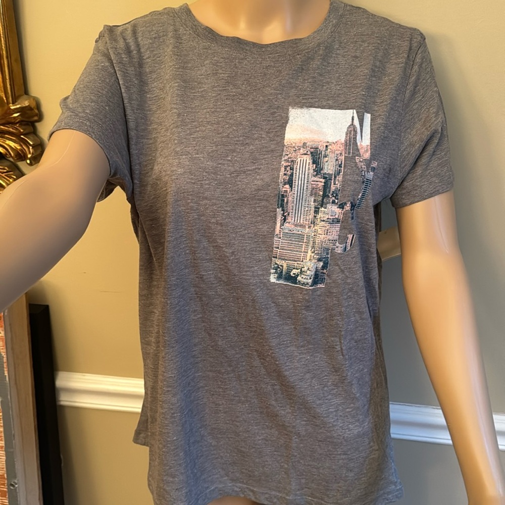 NWT Empire State Building XL T-Shirt Women's Grey by Free State cotton/poly tee